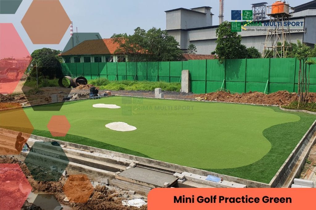 mini golf sintetis practice green